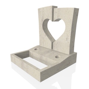 Sloped Vase Base & Square Planter CS