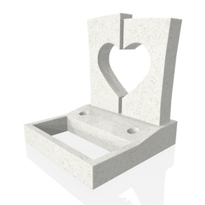 Sloped Vase Base & Square Planter EV