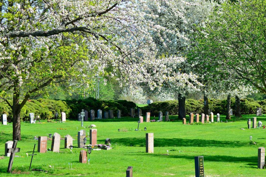 Berhåga Kyrkogård i Uppsala - Översikt