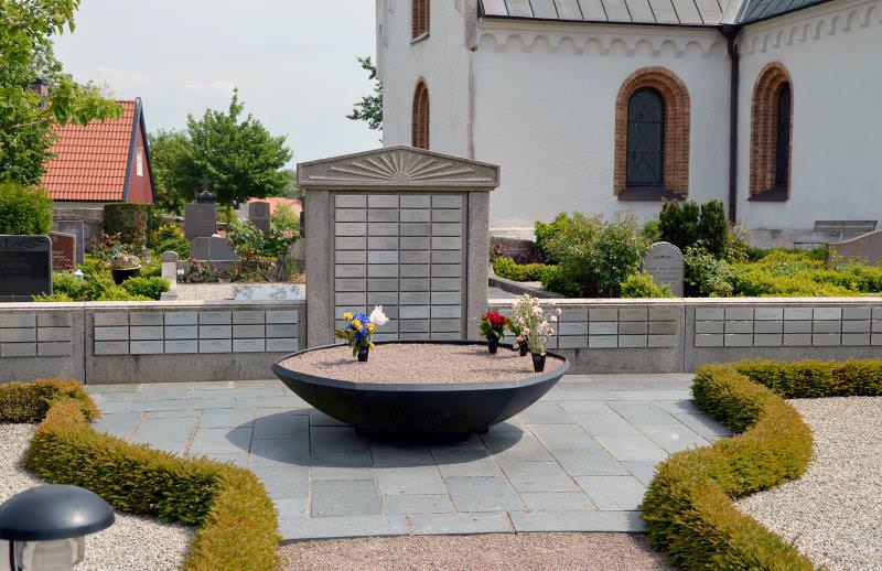 Oxie Kyrkogård i Malmö - askgravplats