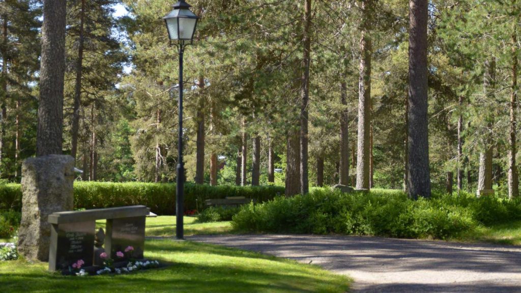 Tavelsjö Nya Kyrkogård i Umeå - Översikt