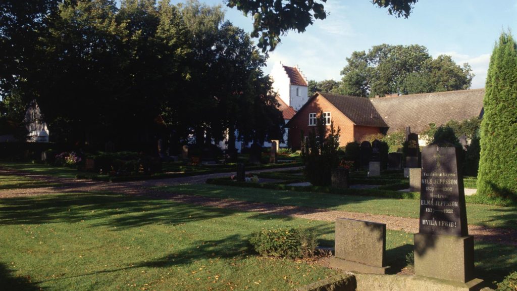 Västra Hoby Kyrkogård i Lund - Översikt 2